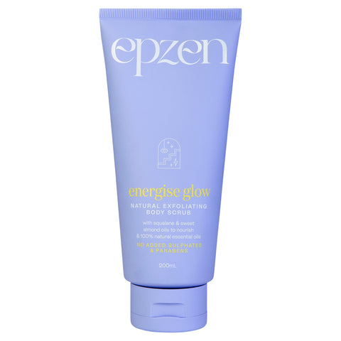 epzen Energise Glow Natural Exfoliating Body Scrub 200mL