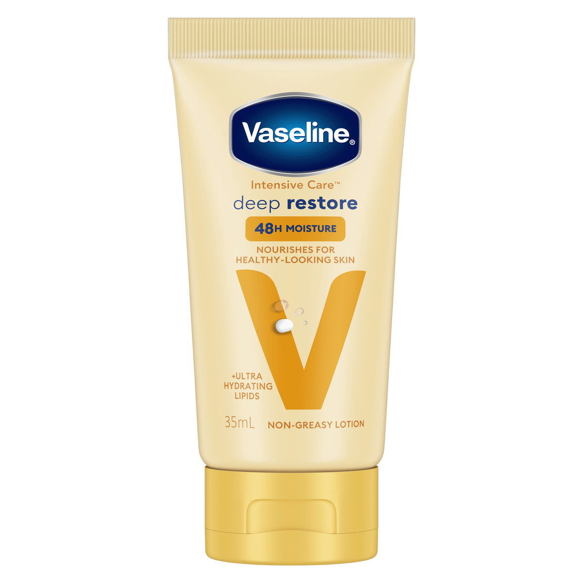 Vaseline Intensive Care Deep Restore Body Lotion for nourished, healthy-looking skin 35mL