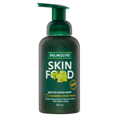 Palmolive Skin Food Foaming Hand Wash, 400mL, Native River Mint