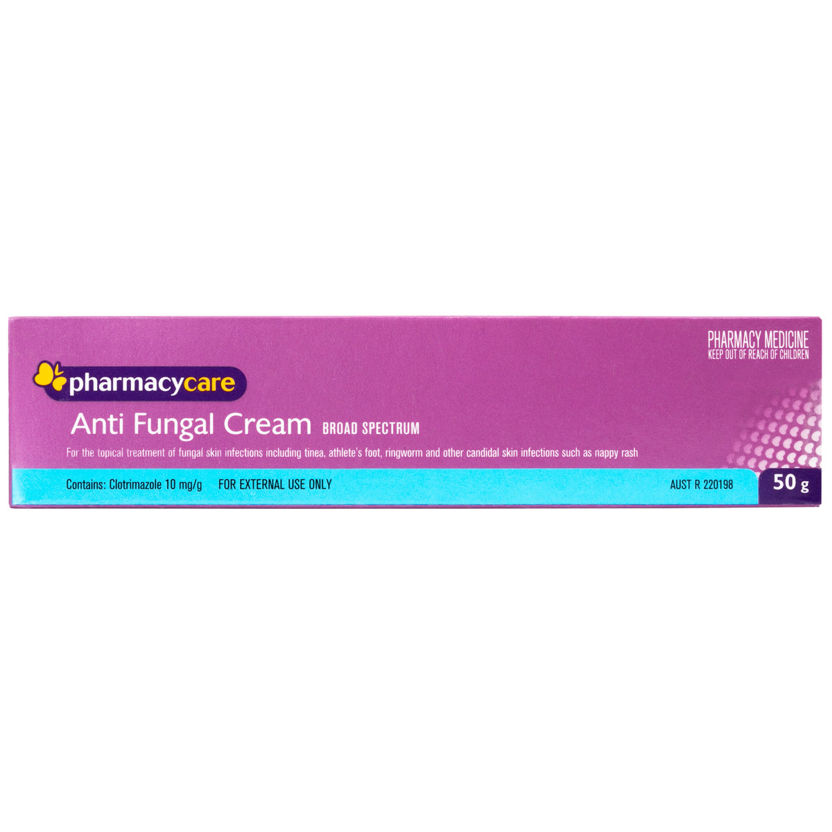 Pharmacy Care Antifungal Cream 50g (Generic for CANESTEN)