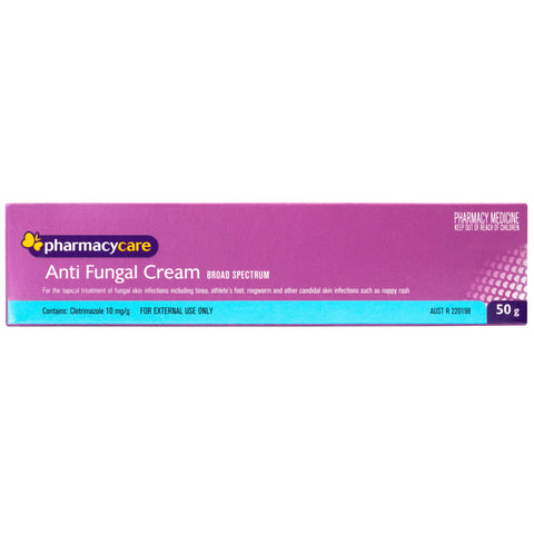 Pharmacy Care Antifungal Cream 50g (Generic for CANESTEN)
