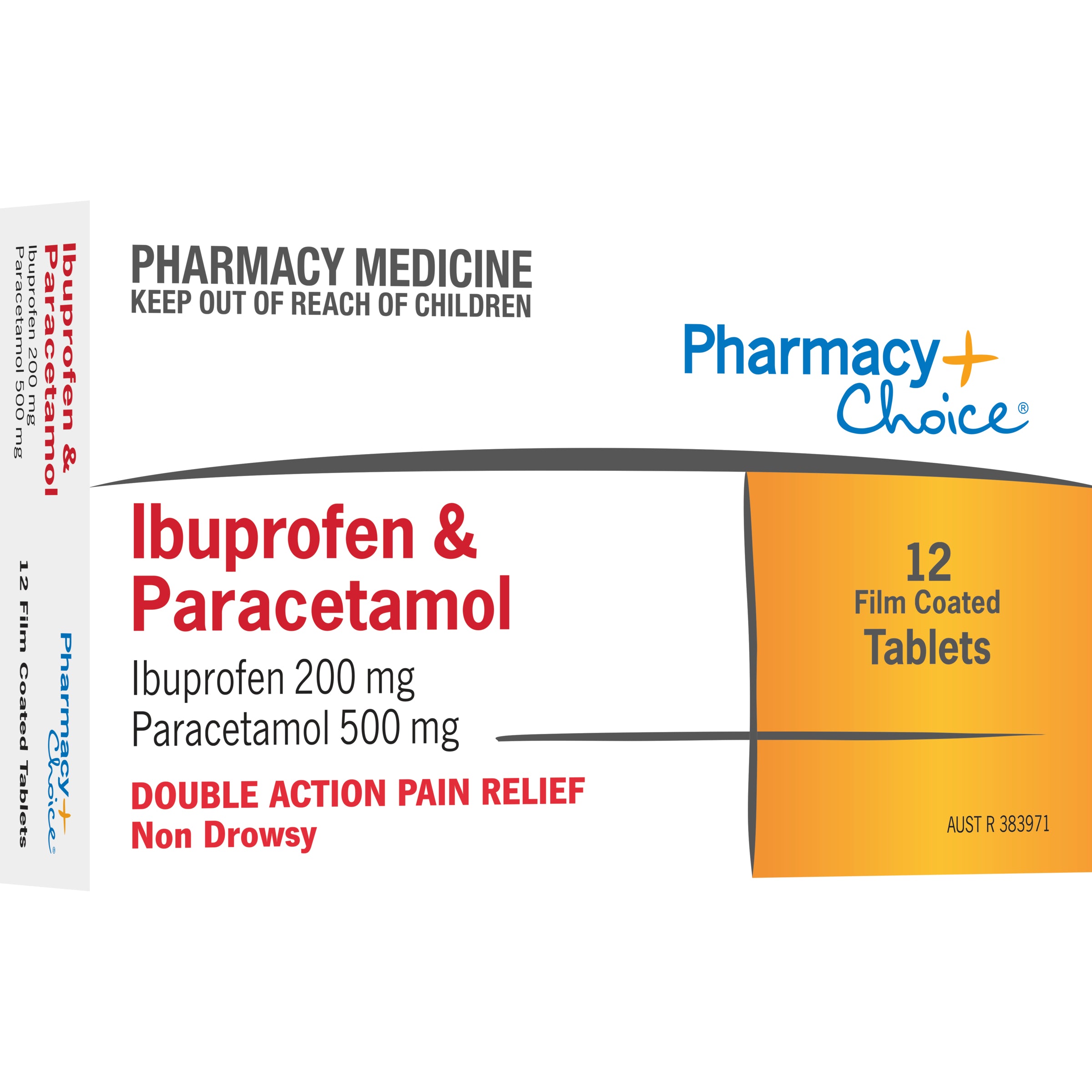 PC Ibuprofen&Paracetamol Tab 12 N