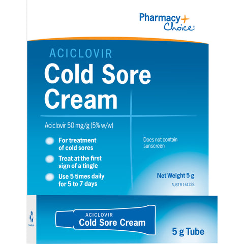 PC Aciclovir Cold Sore Crm 5g