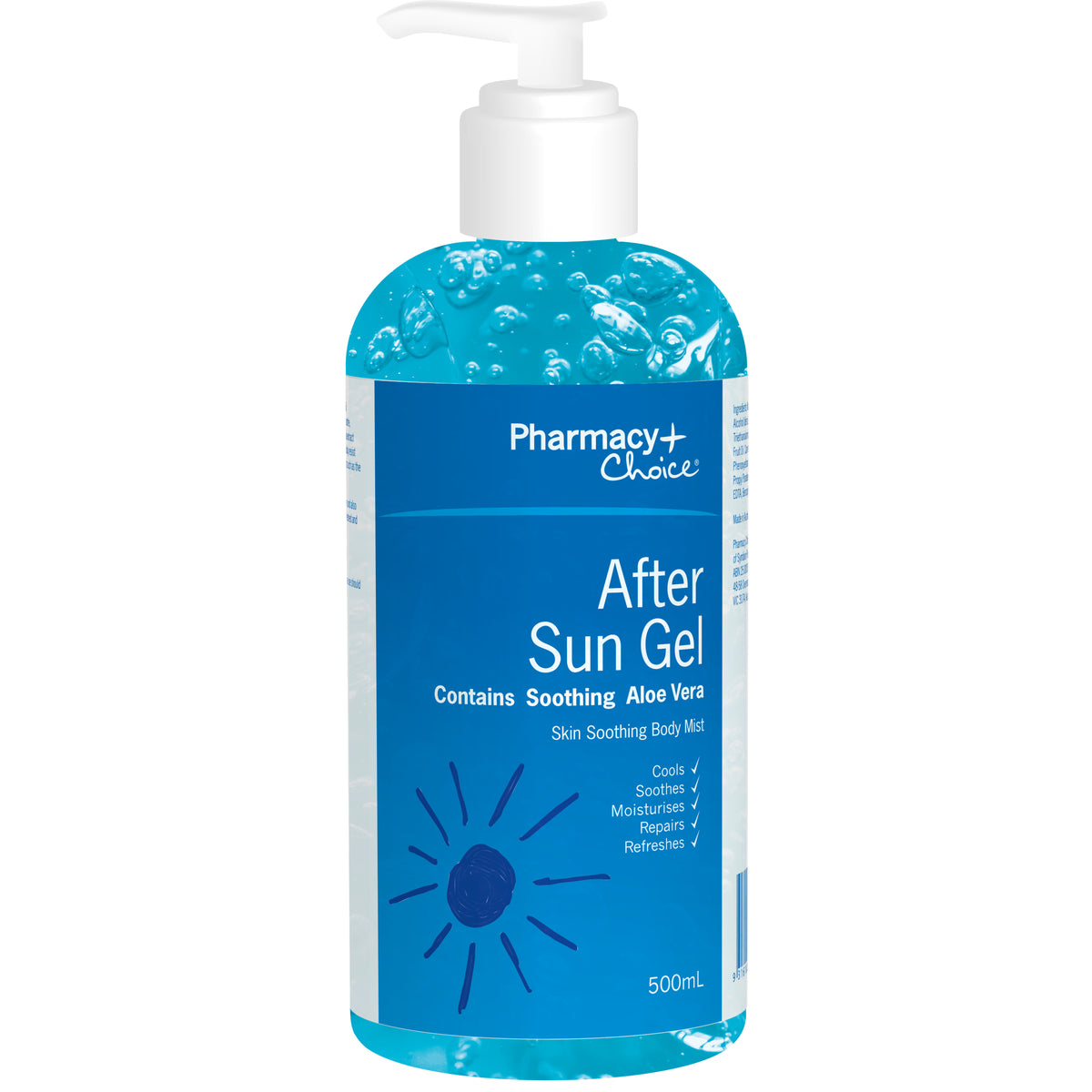 PC A/Sun Sooth Gel Pmp 500ml