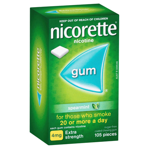 Nicorette Gum SMnt 4mg 105