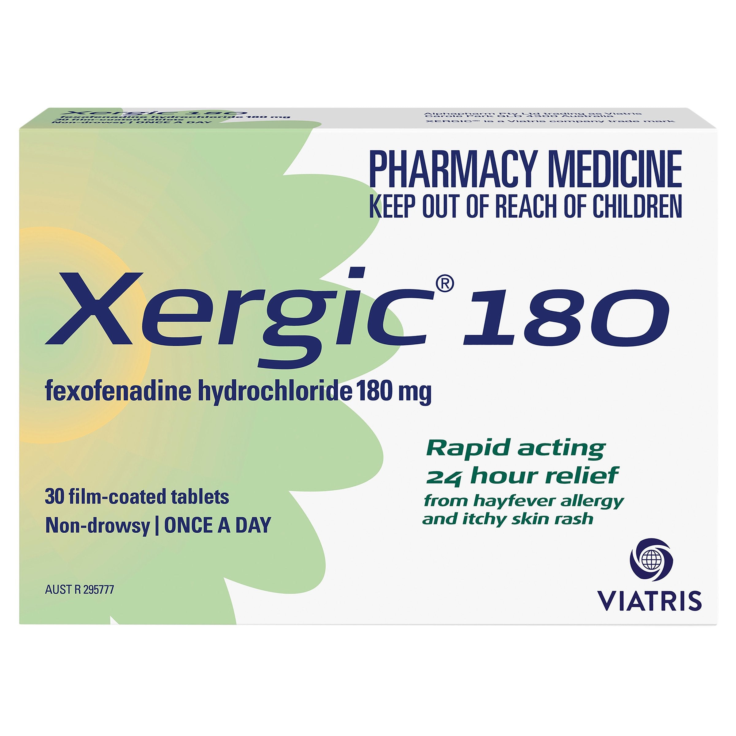 Xergic Tab 180mg Blst 30