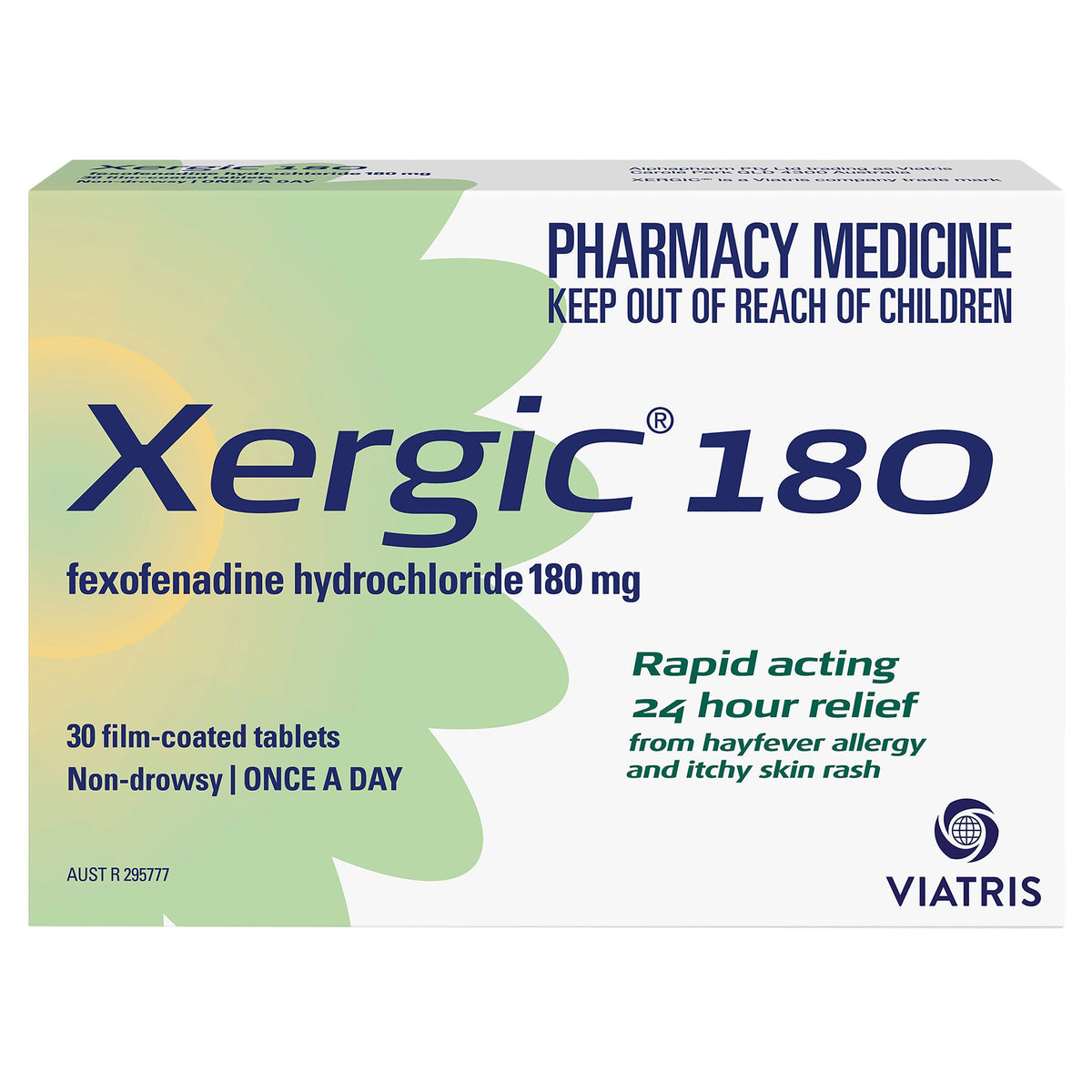 Xergic Tab 180mg Blst 30