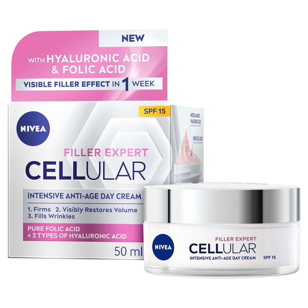 NIVEA Cellular Filler Expert Anti-Age Day Cream SPF15