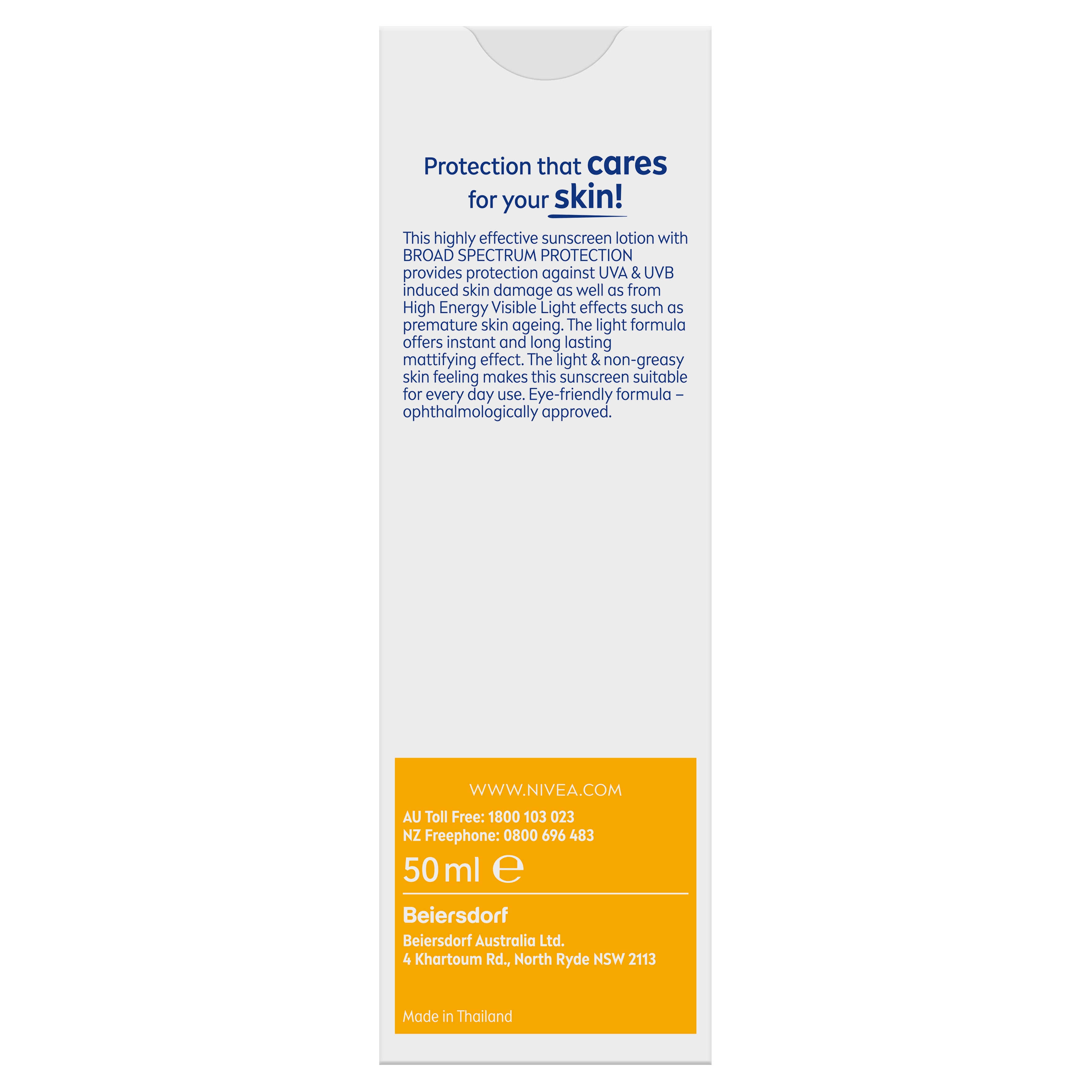 Nivea SunUVFaceShnCtrlCrmSPF50 50ml