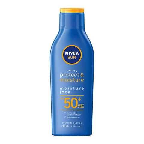 NIVEA Protect & Moisture Moisture Lock SPF50+ Sunscreen 200ml