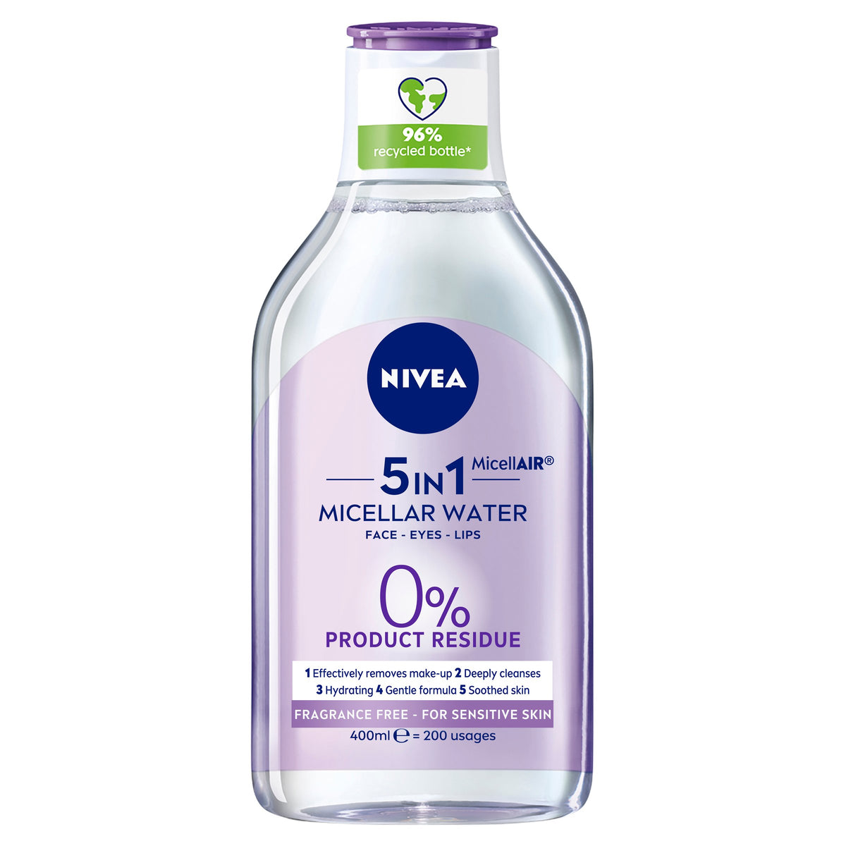 NIVEA Micellar Cleansing Water for Sensitive Skin 400ml