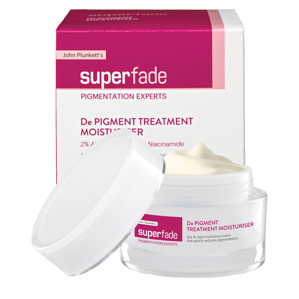 John Plunkett's SuperFade De Pigment Treatment Moisturiser