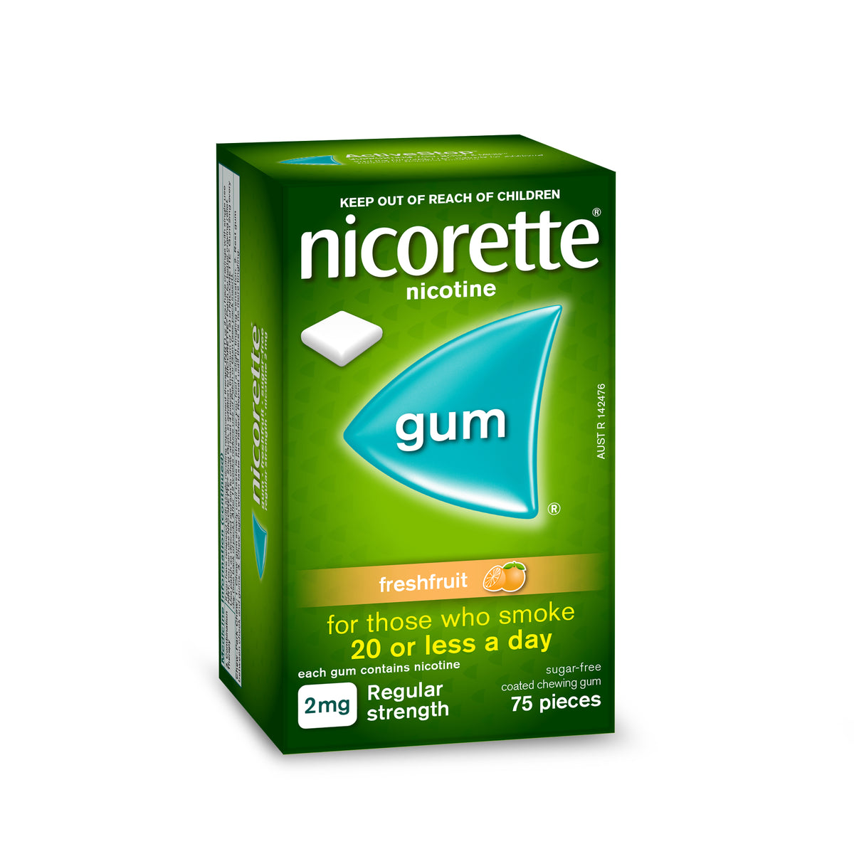 Nicorette Gum FFrt 2mg 75