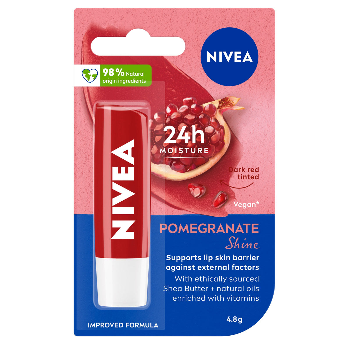 NIVEA Lip Care Pomegranate Shine