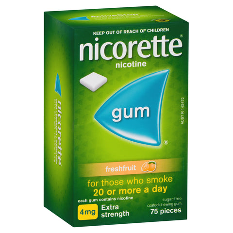 Nicorette Gum FFrt 4mg 75