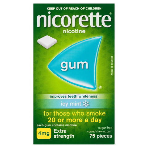 Nicorette Gum Icy Mnt 4mg 75