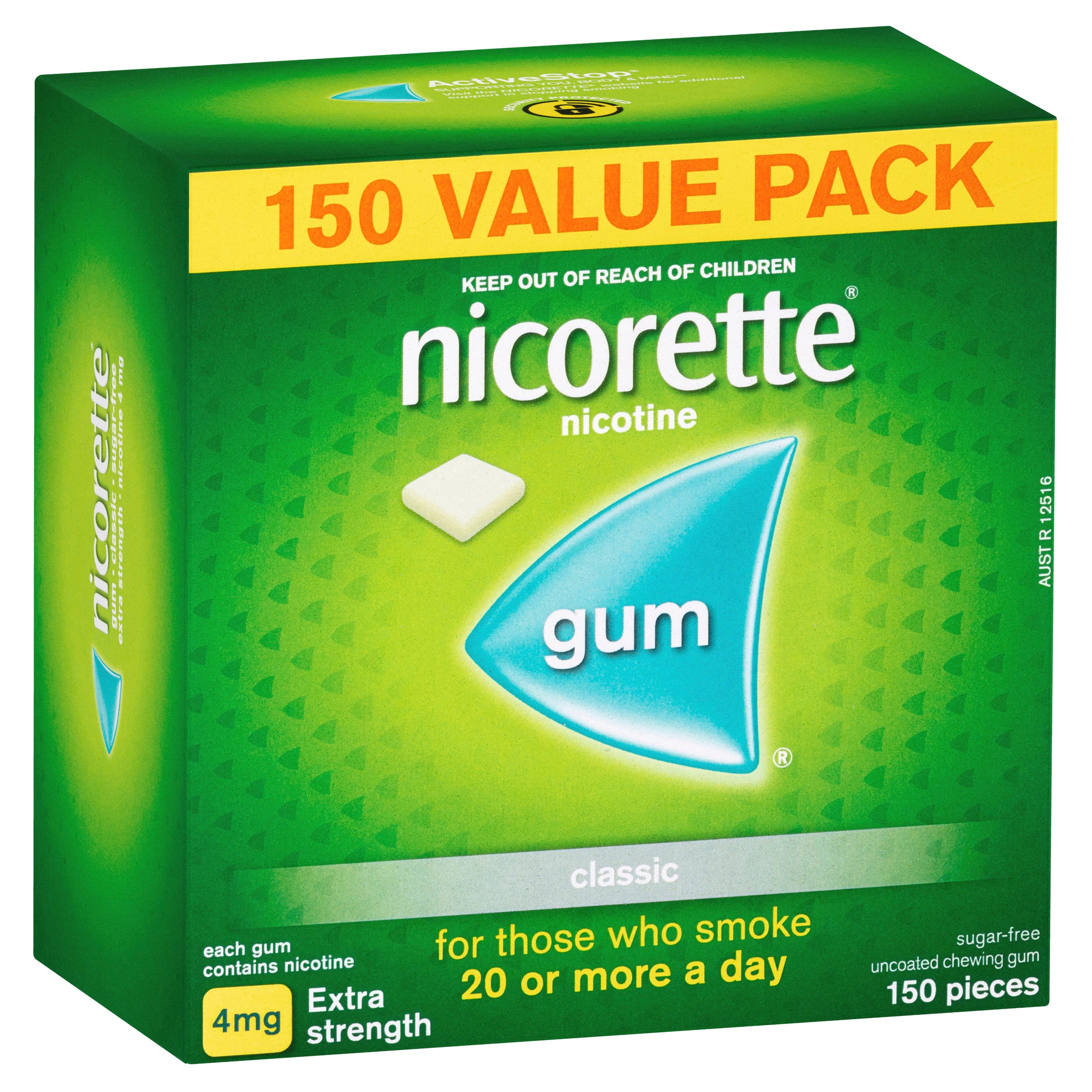 Nicorette Gum Class 4mg 150