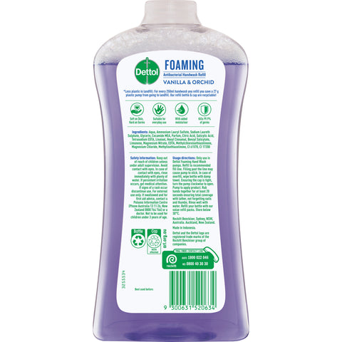 Dettol FoamHWash Van&OrchidRF 900ml