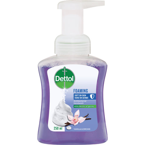 Dettol Foaming Antibacterial Handwash Pump Vanilla & Orchid 250ml