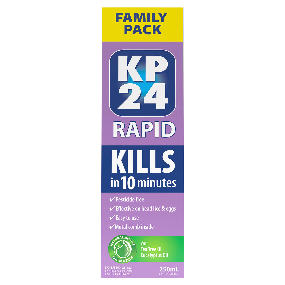 KP24 HLice Rapid 250ml W/Comb