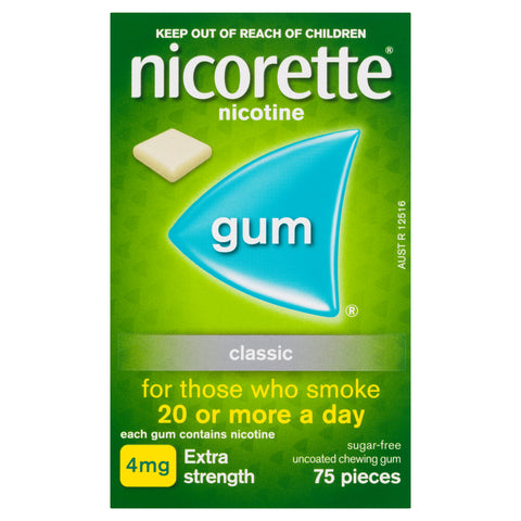 Nicorette Gum Class 4mg 75