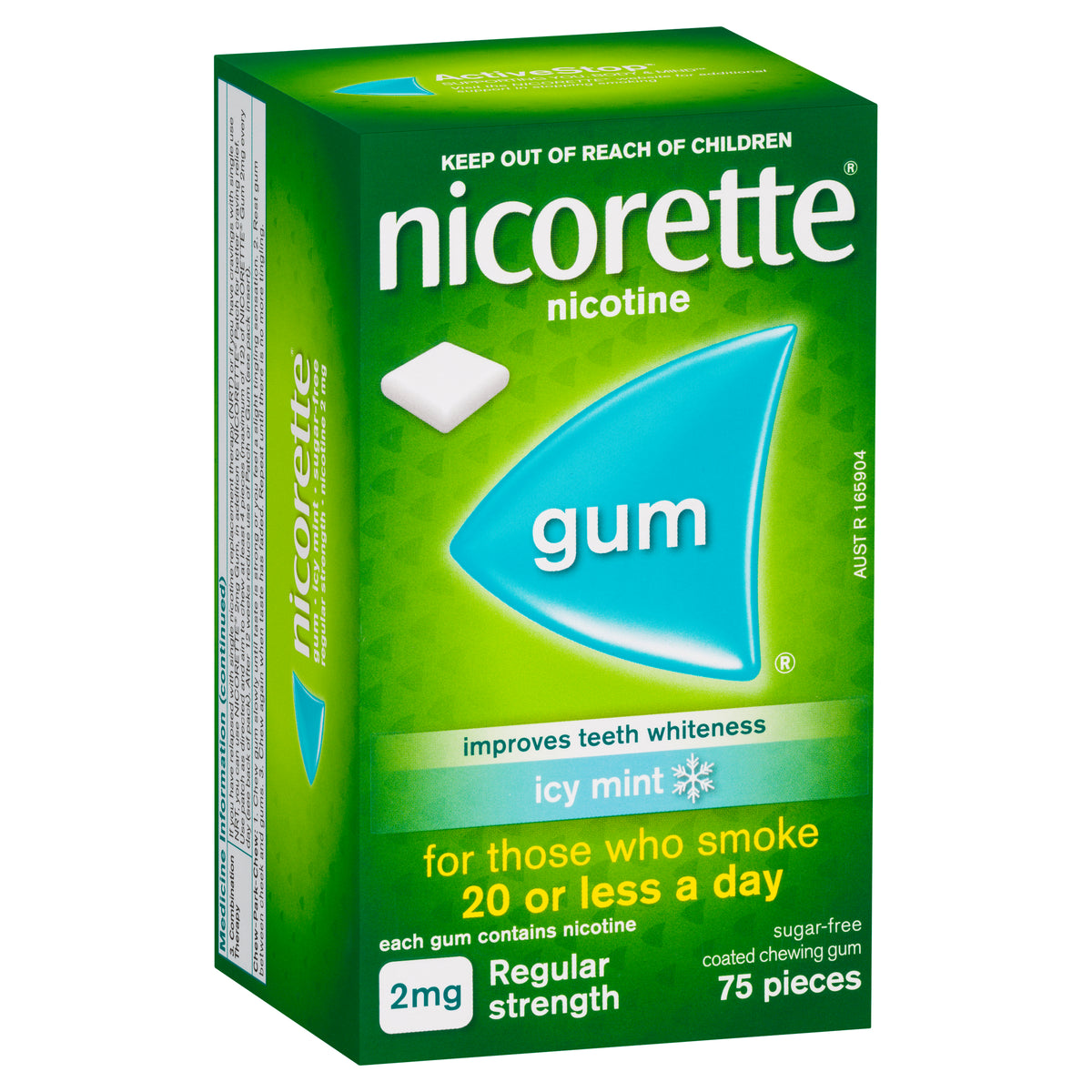 Nicorette Gum Icy Mnt 2mg 75