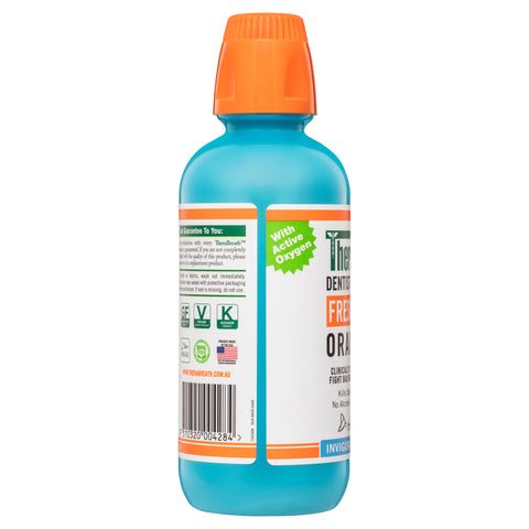 TheraBreath Premium Mouthwash Icy Mint 473ml