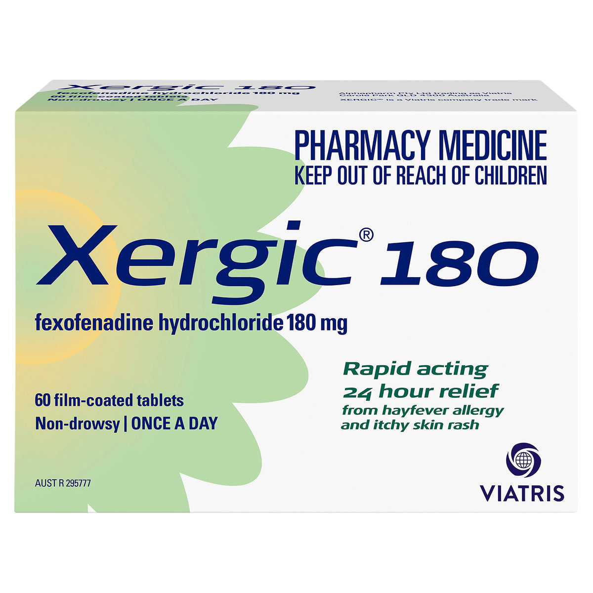 Xergic Tab 180mg Blst 60