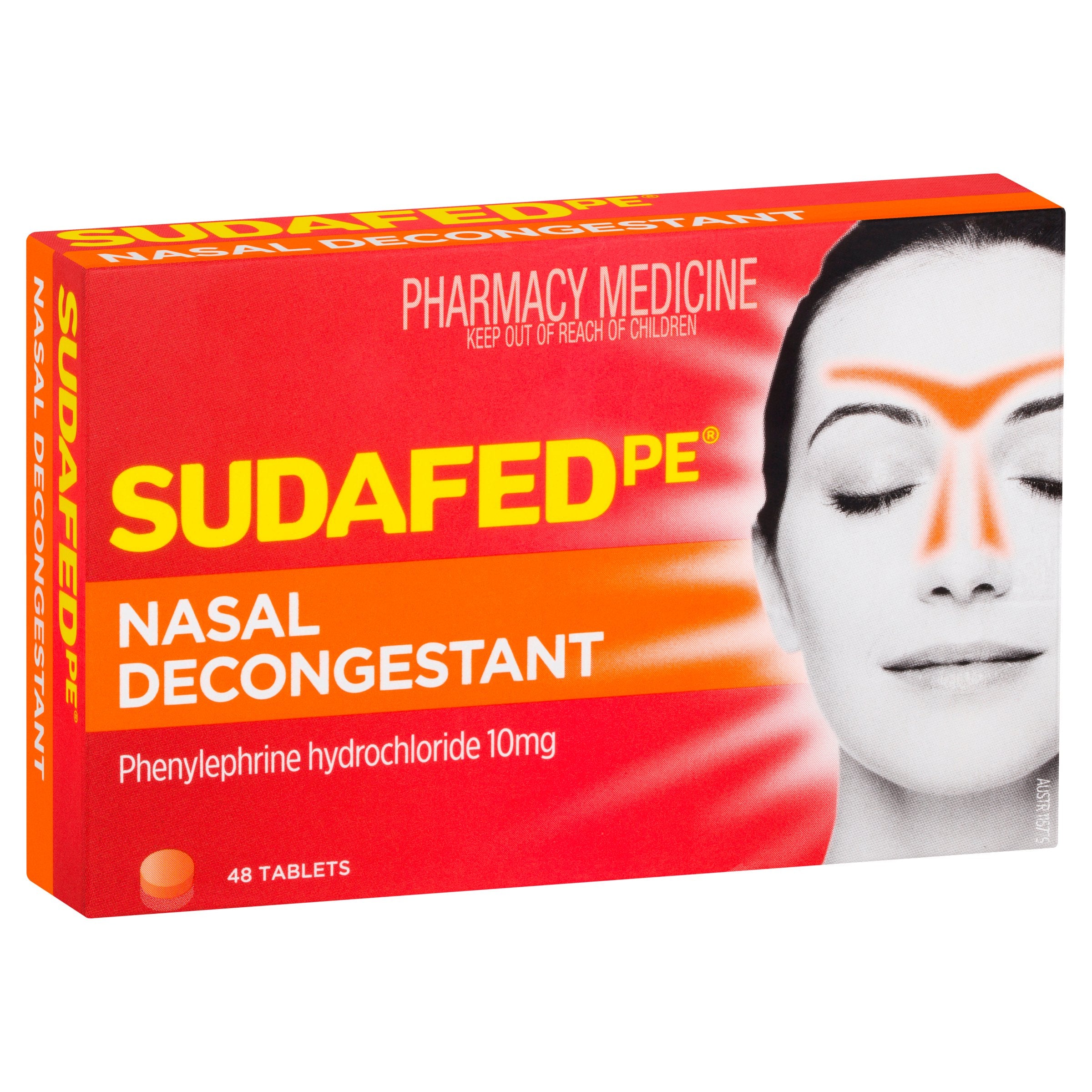 Sudafed PE Nasal Decon Tab 48