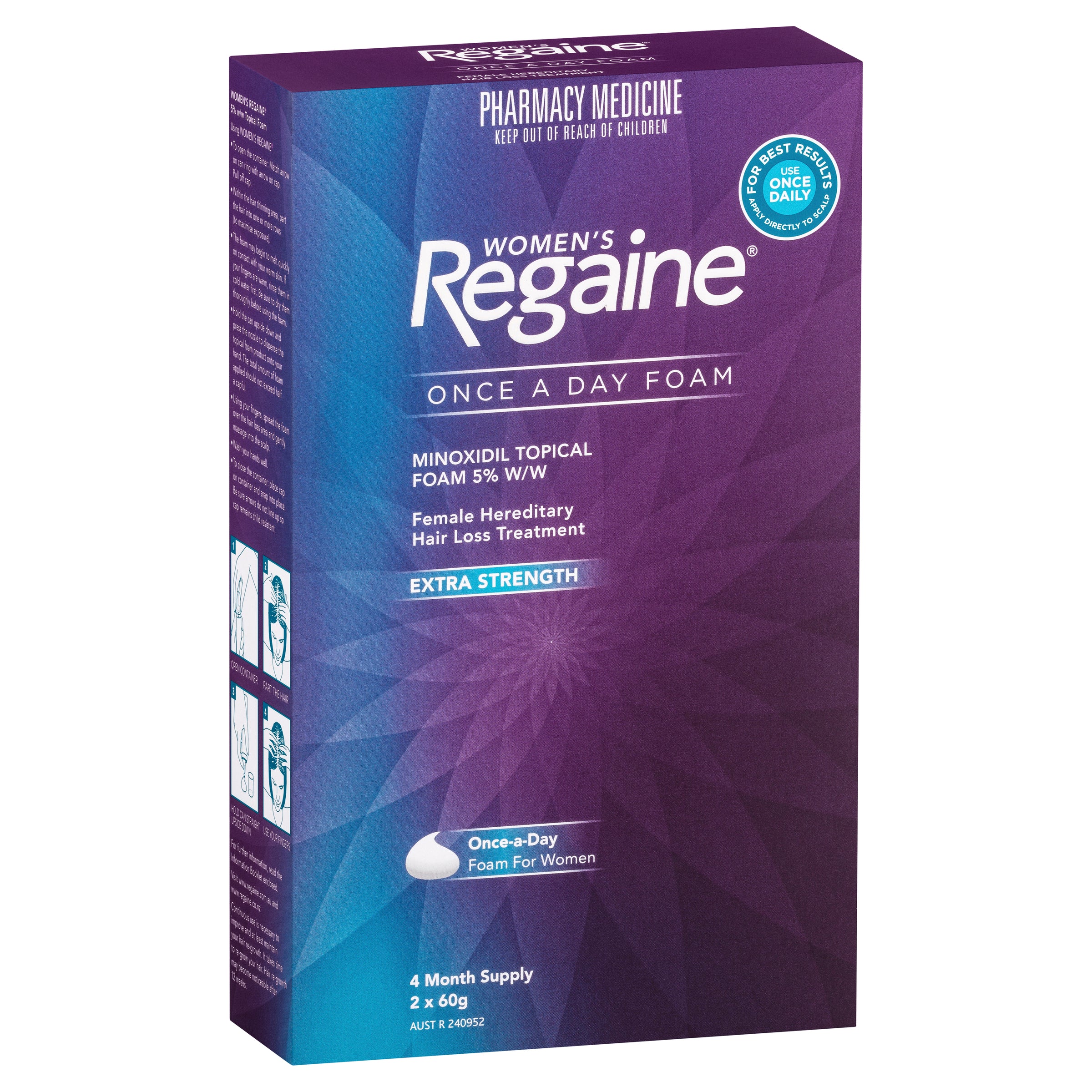 Regaine Wmn Foam 120g