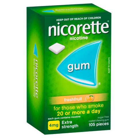 Nicorette Gum Frsh Frt 4mg 105