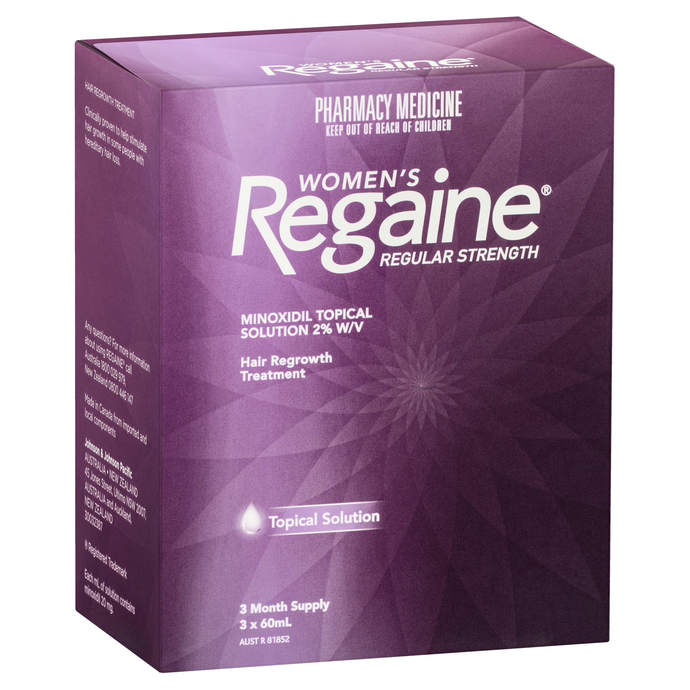 Regaine Wmn Reg Str 3Mth 60ml x3