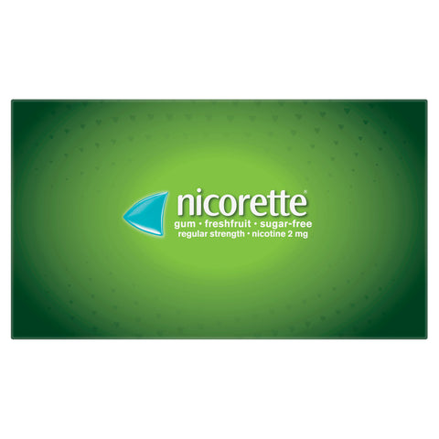 Nicorette Quit Smoking Regular Strength Nicotine Gum Freshfruit 150 Pack