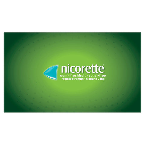 Nicorette Quit Smoking Regular Strength Nicotine Gum Freshfruit 150 Pack