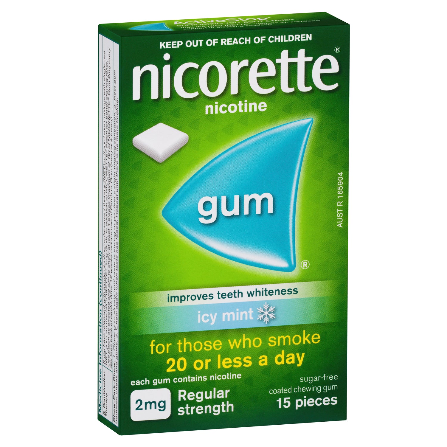 Nicorette Gum Icy Mnt 2mg 15