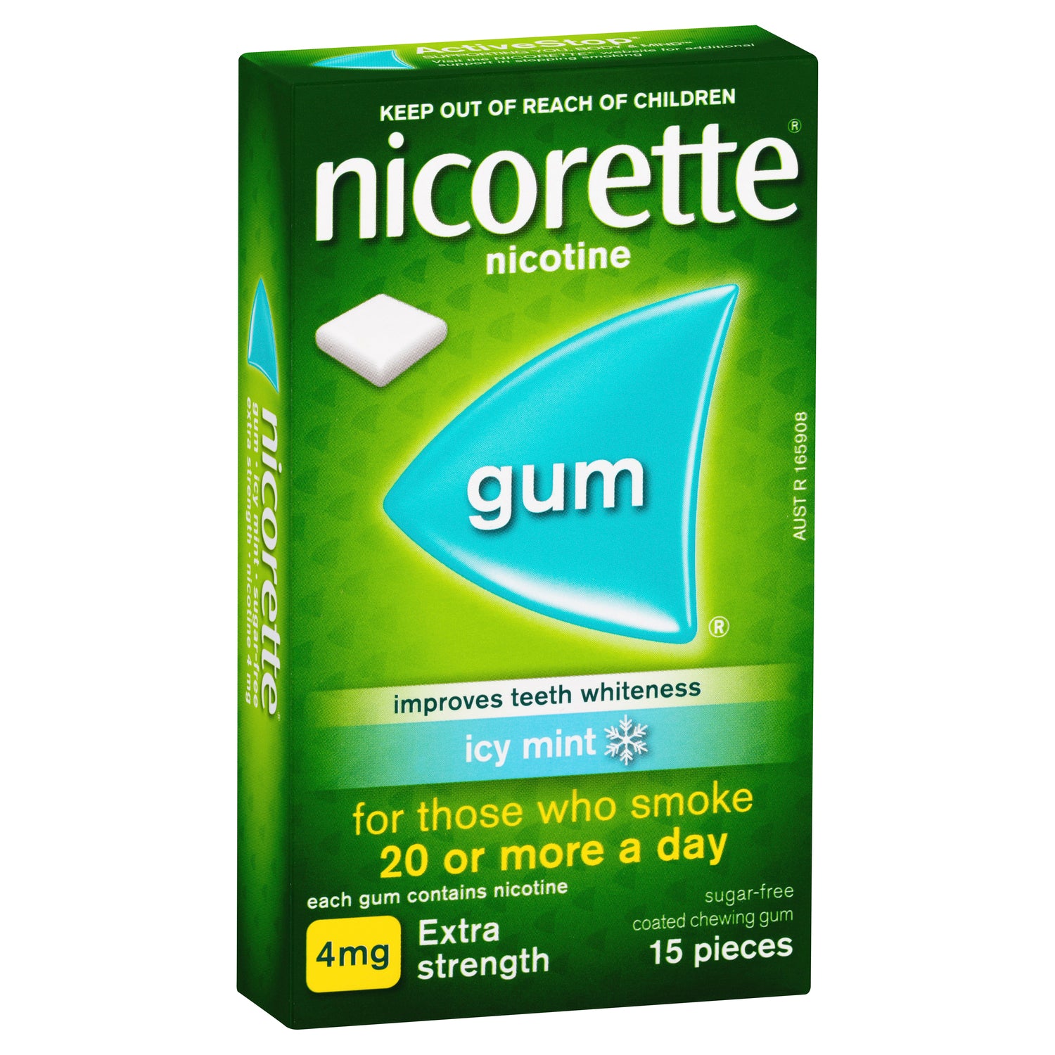 Nicorette Gum Icy Mnt 4mg 15