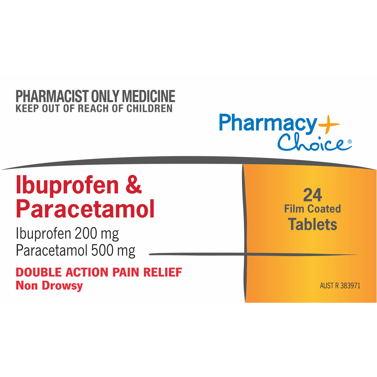 PC Ibuprofen & Paracetamol Tab 24