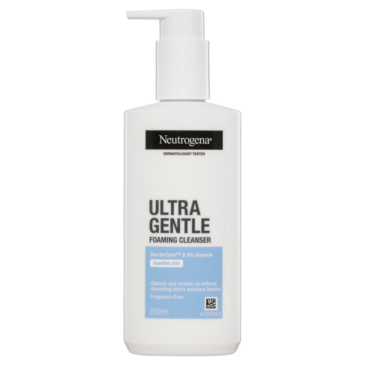 Neutrogena Ultra Gentle Foaming Face Cleanser 200mL