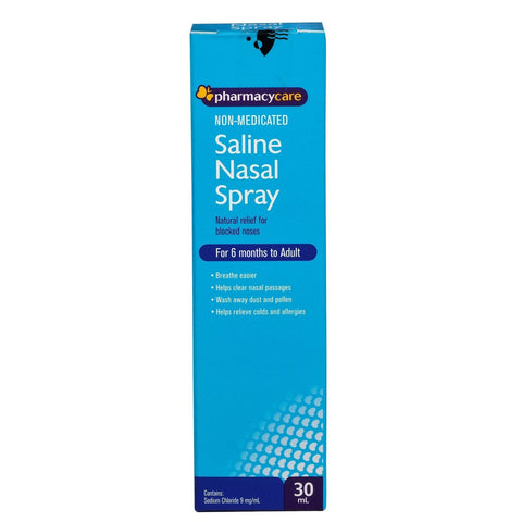 Pharmacy Care Saline Nasal Spray 30ml (Generic for FESS) – OzChemist