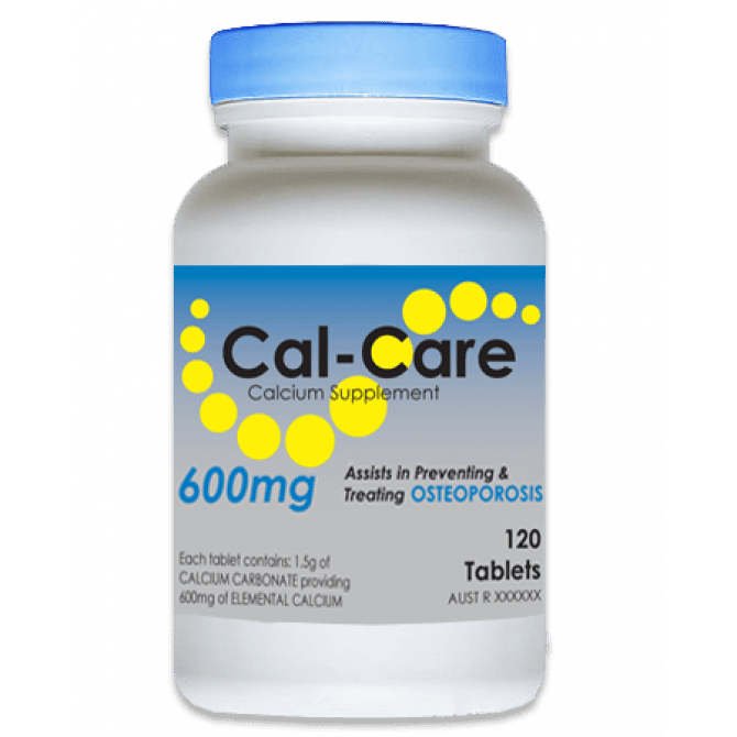 Cal-Care 600mg 120 Tablets