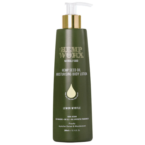 Hemp Worx Lemon Myrtle Body Lotion 300ml