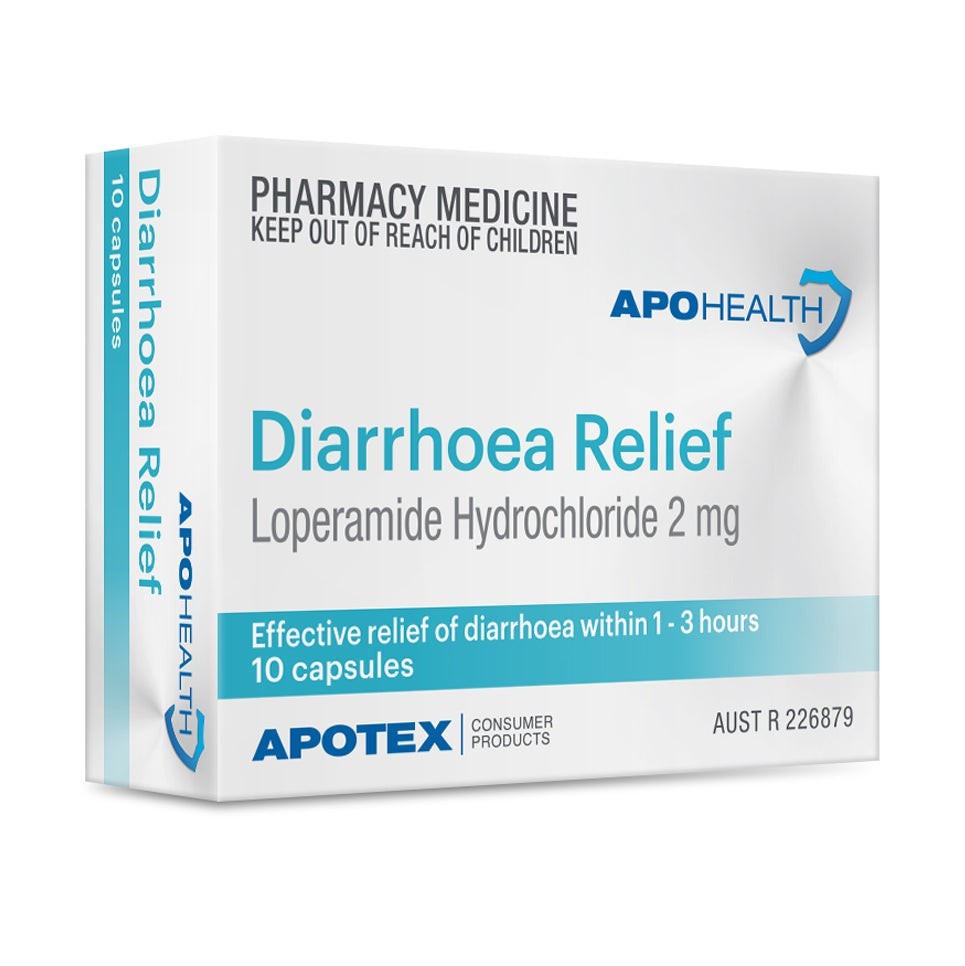 APOHEALTH DIARRHOEA RELEIF 2MG 20 CAPSULES