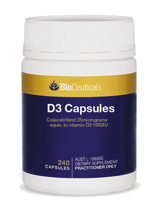 BioCeuticals D3 Capsules 240 Soft Capsules