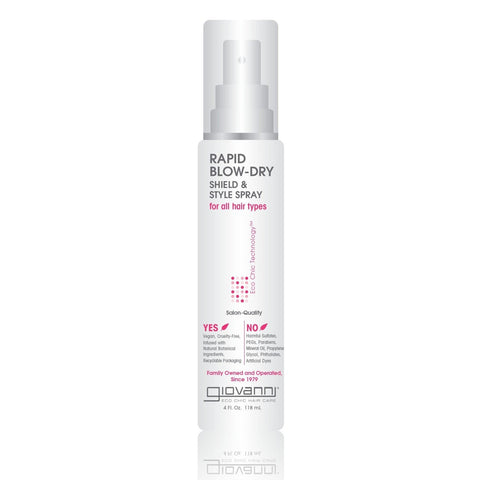 GIOVANNI Hair Shield & Style Spray Rapid Blow-Dry 118ml
