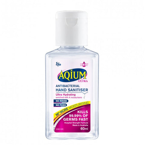 Ego Aqium Hand Sanitiser Ultra 60mL