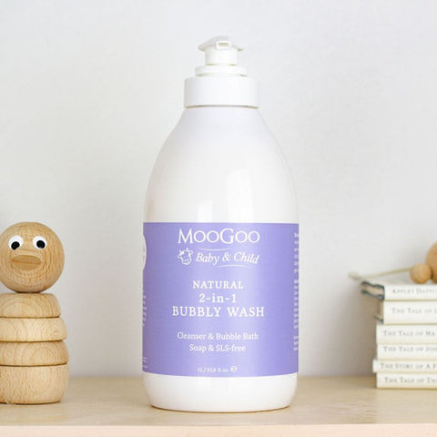 MOOGOO Baby 2-in-1 Bubbly Wash 1 Litre