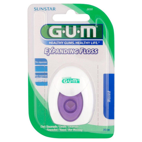 GUM Expanding Waxed Dental Floss 30m