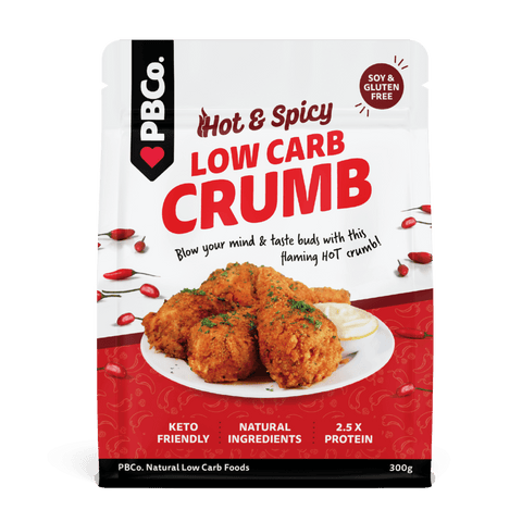 PBCO Low Carb Crumb Hot & Spicy 300g