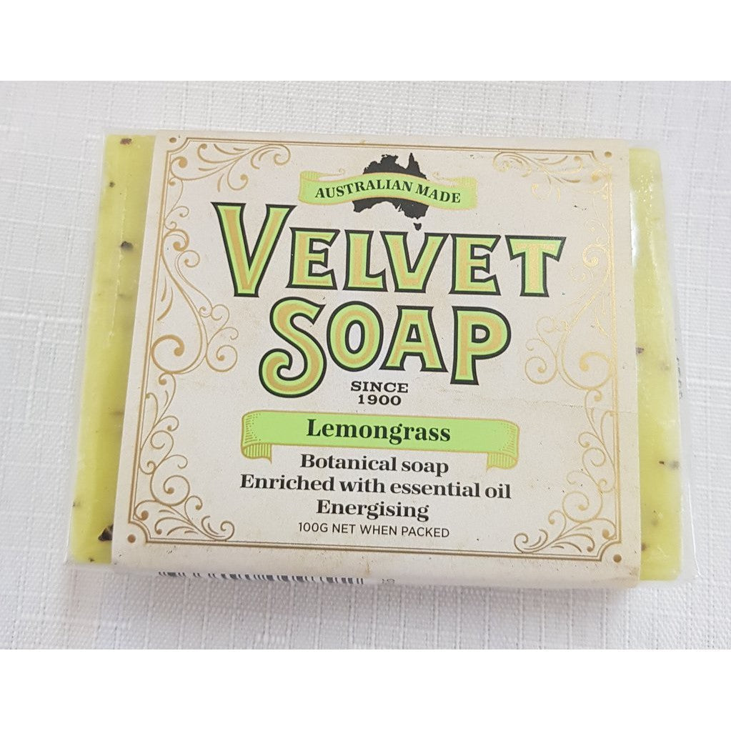 VELVET LEMGRASS BAR SOAP 100G