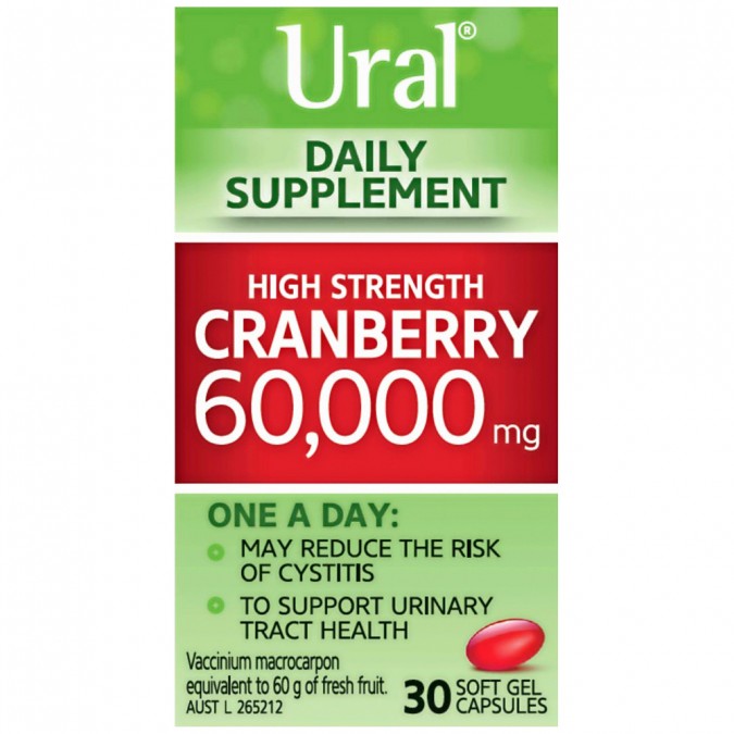 Ural Hi Strength Cranberry 30 Capsules